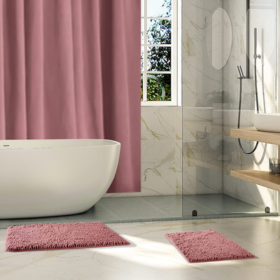 Microfiber Bath Rugs Chenille Bath Mat, Ultra Soft NUFR Bathroom Rugs Quick-Dry, Water Absorbent 