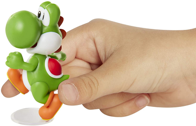 SUPER MARIO Action Figure 2.5 Inch Running Yoshi Collectible Toy