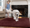 Gorilla Grip Original Ultra Soft Area Rug, 5x7 FT, Many Colors, Luxury Shag Carpets, Fluffy Indoor Washable Rugs for Kids Bedrooms, Plush Home Decor for Living Room Floor, Nursery, Bedroom, Burgundy