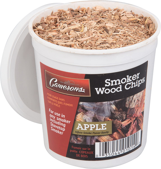 Camerons Smoking Chips- Kiln Dried, 100 Percent Natural Extra Fine Wood Smoker Sawdust Shavings (Apple, 1 Pint) (0.473176 L)