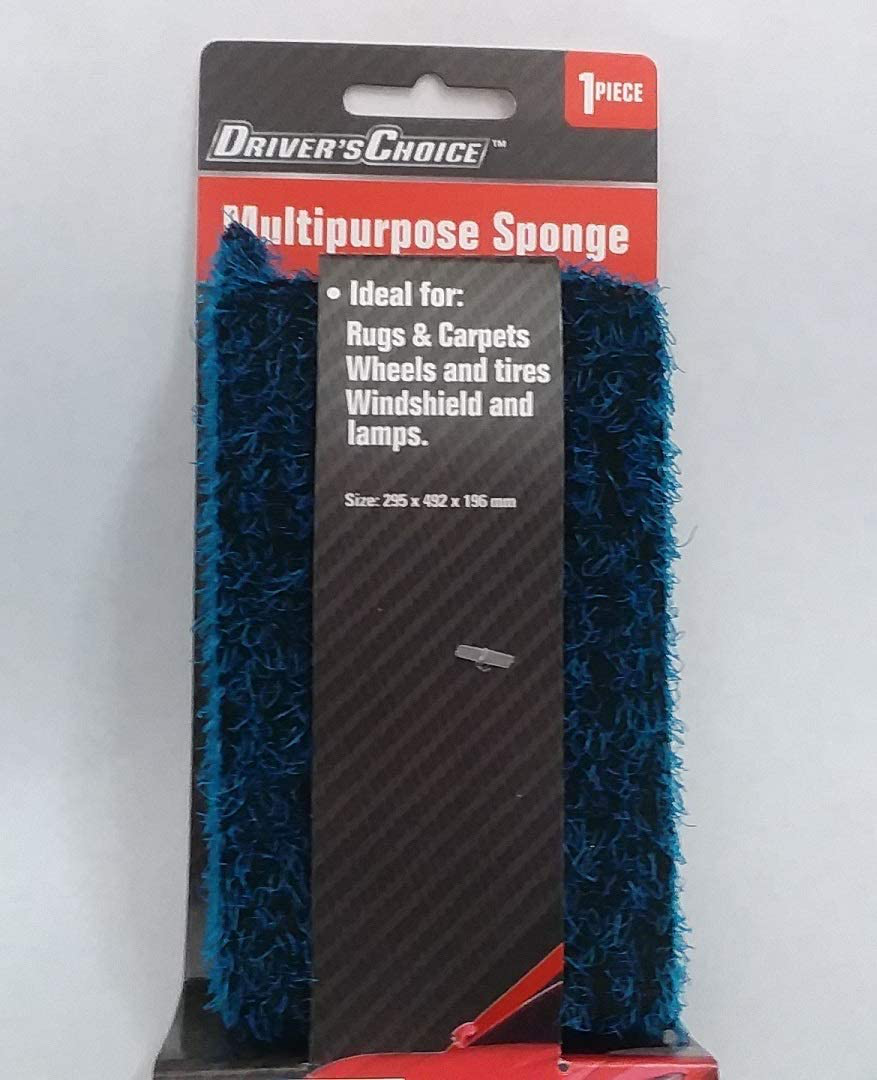 Driver's Choice Multipurpose Sponge for Rugs, Carpets, Wheels, Tires