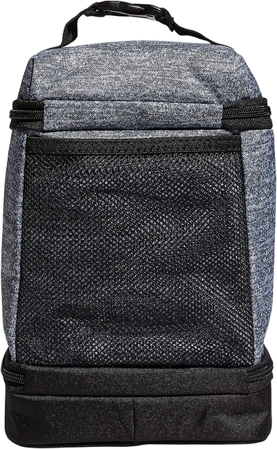 adidas Excel 2 Insulated Lunch Bag, Jersey Onix Grey/Black, One Size