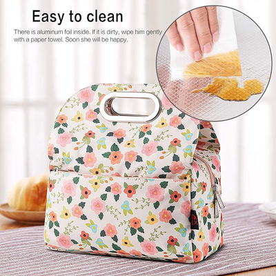 Movcompra Insulated Lunch Bags for Women, Waterproof Small Lunch Bag,Portable Soft Thermal Lunch Box for Daily Work(TREE)