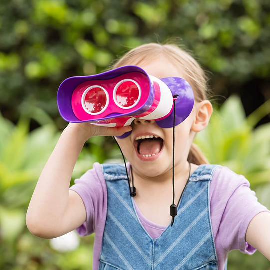 Educational Insights GeoSafari Jr. Kidnoculars Pink: Easter Gift, Science Toys, Kids Binoculars, Perfect Outdoor Play for Preschool Science, Ages 3+