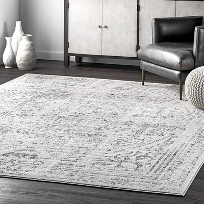 nuLOOM Arlena Vintage Accent Rug, 2' x 3', Grey