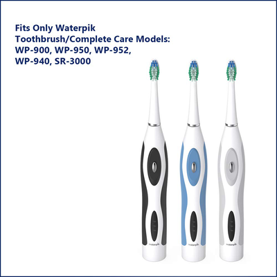 Waterpik Sensonic Complete Care Standard Brush Heads, Replacement Tooth Brush Heads, SRRB-3W, 3 Count