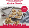 goodcook Steel Nonstick Bakeware, 3 Piece Cookie Sheet Set, multicolor