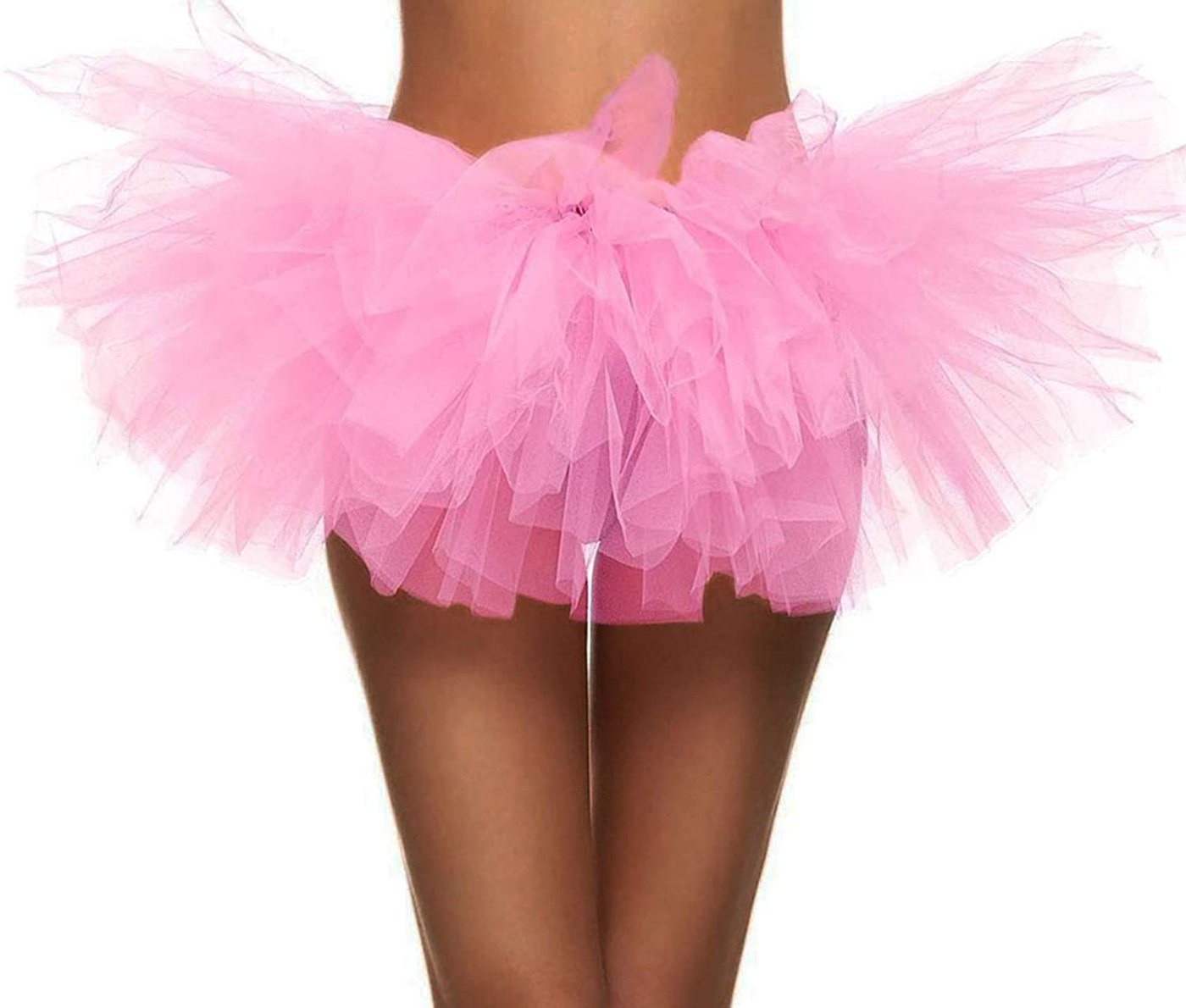 Simplicity Women's Classic 5 Layered Tulle Tutu Skirt