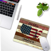 Mouse Pad,American Flag Vintage Art Wooden Wall Mouse Pad Rectangle Non-Slip Rubber Mousepad Office Accessories Desk Decor Mouse Pads for Computers Laptop（Good Bless America）