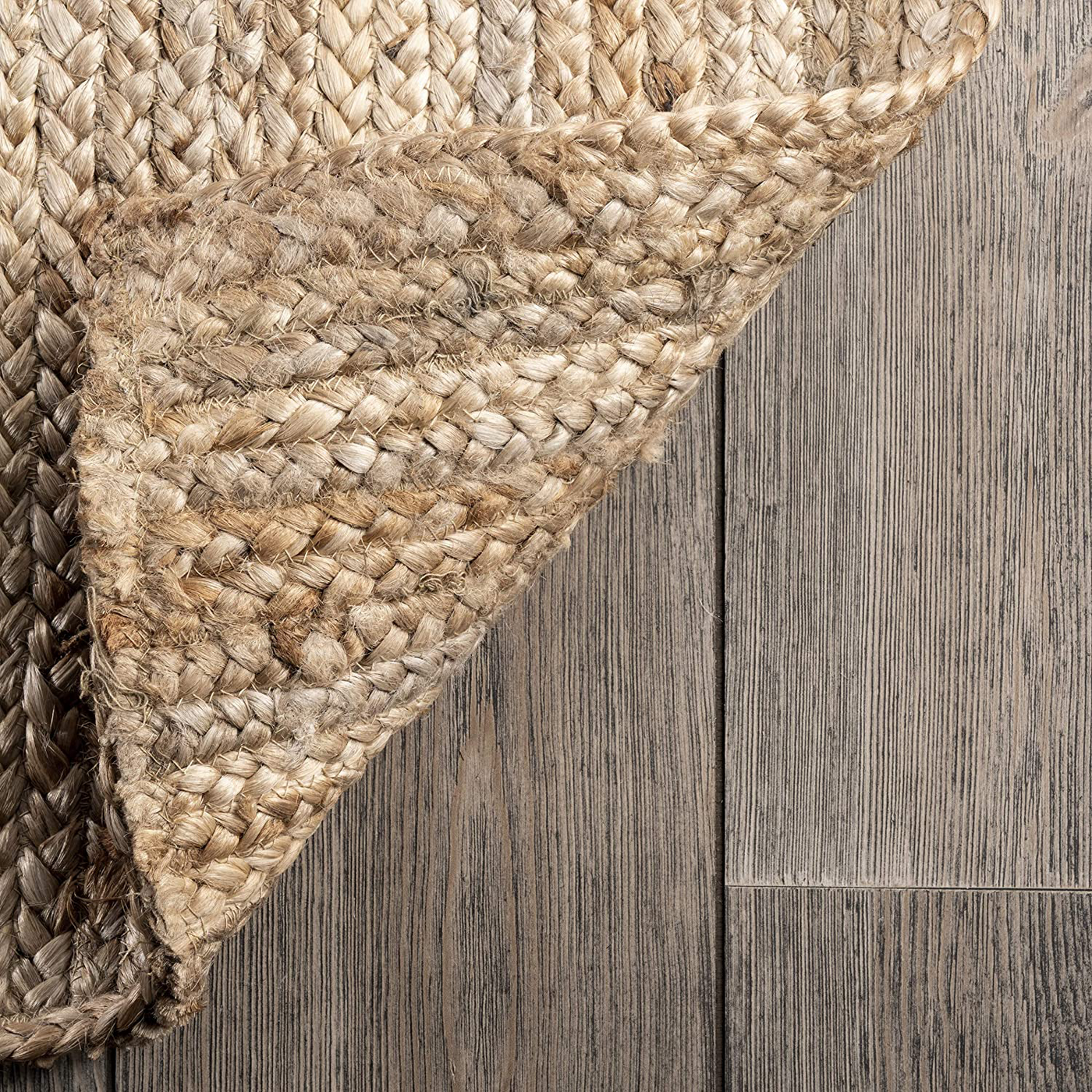 nuLOOM Rigo Hand Woven Farmhouse Jute Runner Rug, 2' 6" x 6', Off-white