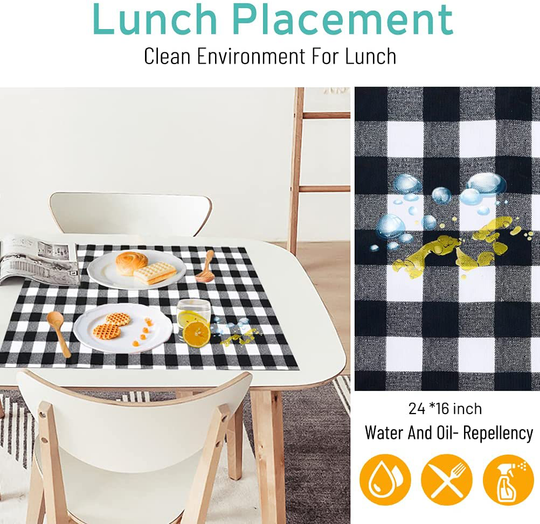 Lunch Bags for Women and Girls Cute Lunch Tote Bag Daisy Lunch Box with a Placement for Work School,Black