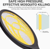 mafiti Electric Fly Swatter Fly Killer Bug Zapper Racket for Indoor and Outdoor Pest Control, 2AA Batteries not Included (1, Yellow)