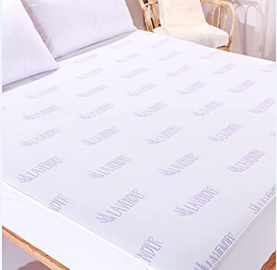COMFORT LAB - Eucalyptus Infused and Scented Mattress Protector and Pad (Eucalyptus, Twin)