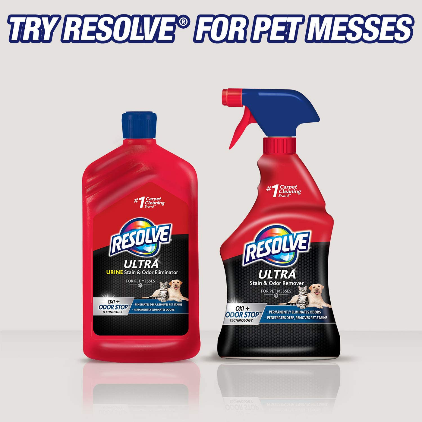 Resolve Ultra Pet Steam Carpet Cleaner Solution Shampoo, 48oz, 3X Concentrate, Safe for Bissell, Hoover & Rug Doctor