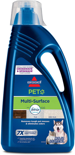 BISSELL Multi-Surface Pet Formula with Febreze Freshness for Crosswave (80 oz), 2295L