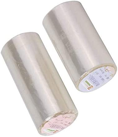 Pack of 2 Rolls Clear Cake Collar For Chocolate Mousse Baking, Cake Perimeter Decorating Acetate Sheet(8cmx10m/10cmx10m)