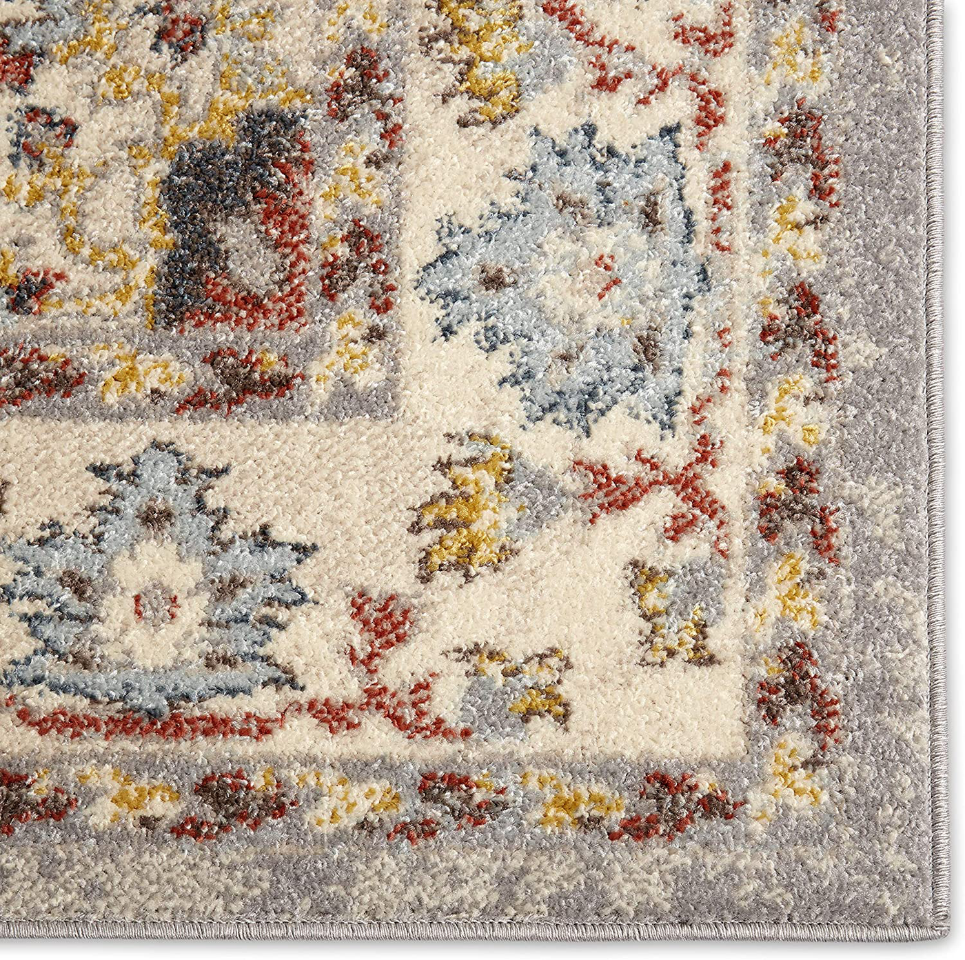 Home Dynamix Venice Loreta Area Rug, 5'3"x7'3" Rectangle, Brown Ivory