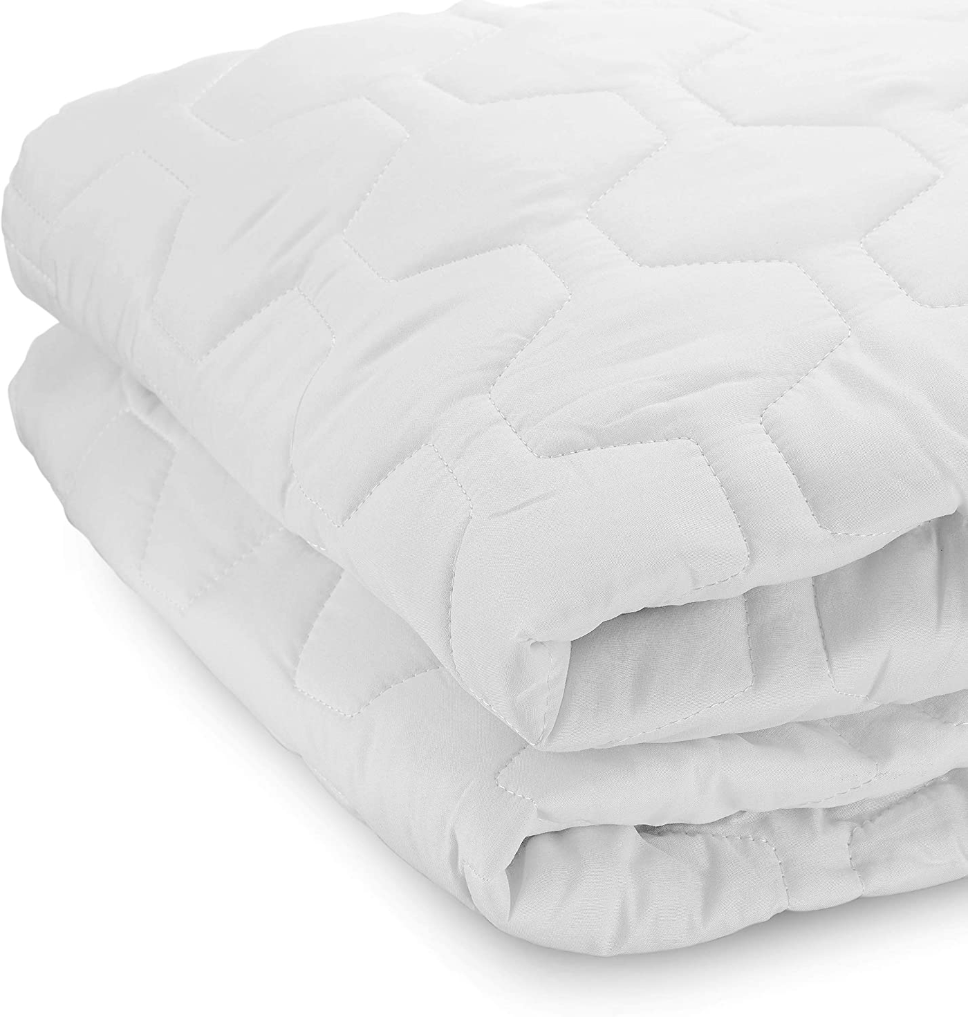 The Grand Mattress Pad Cover - Fitted Deep Pockets, Only Quality Fabrics Used & Breathable - Suitable for Cot (33"x75")