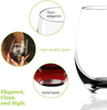 Funny 17 oz Wine Glasses - Stemless Wine Glasses