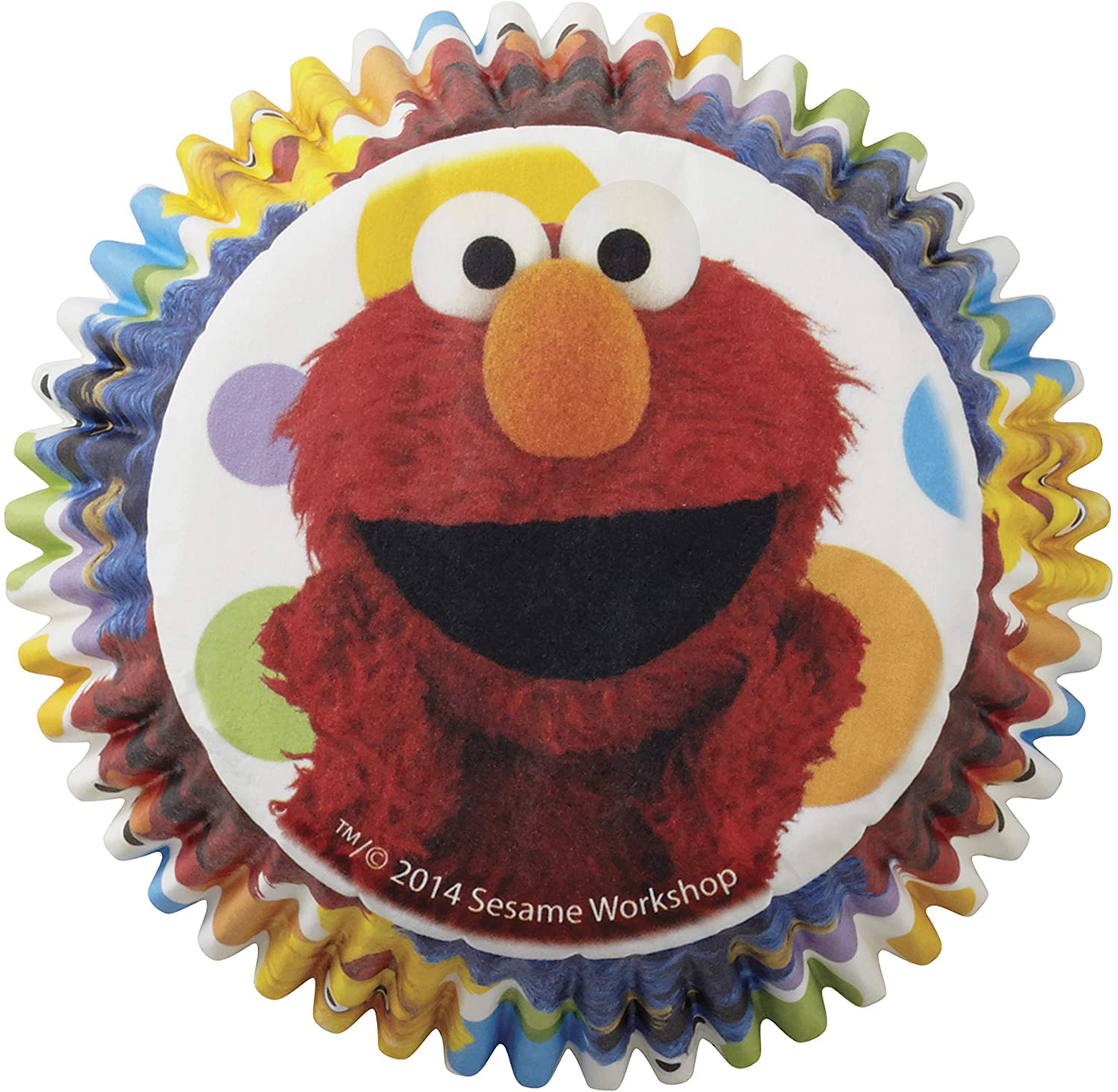 Wilton 50 Count Sesame Street Cupcake Liners, Multicolor