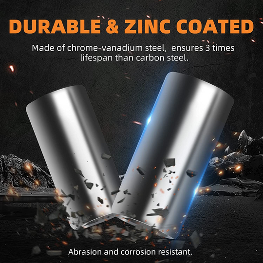 Universal Socket Tool - Socket Set with Power Drill Adapter 1/4'' - 3/4'' (7-19mm)