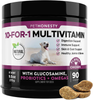 PetHonesty 10 in 1 Dog Multivitamin with Glucosamine - Essential Dog Vitamins with Glucosamine Chondroitin, Probiotics and Omega Fish Oil for Dogs Overall Health - Vitamins for Joint Supplement Heart