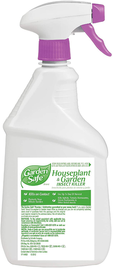 Garden Safe 80422 Houseplant and Garden Insect Killer, 24-Ounce Spray