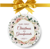 First Christmas Ornament-Our First Christmas as Grandparents 2021