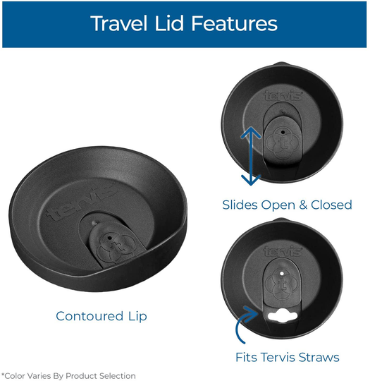 Tervis Travel Lid, 24 oz Tumbler & 16 oz Mug, Blue