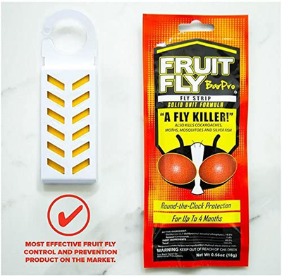 Fruit Fly BarPro – 4 Month Protection Against Flies, Cockroaches, Mosquitos & Other Pests – Portable for Indoor Use - Safe, When Used Properly