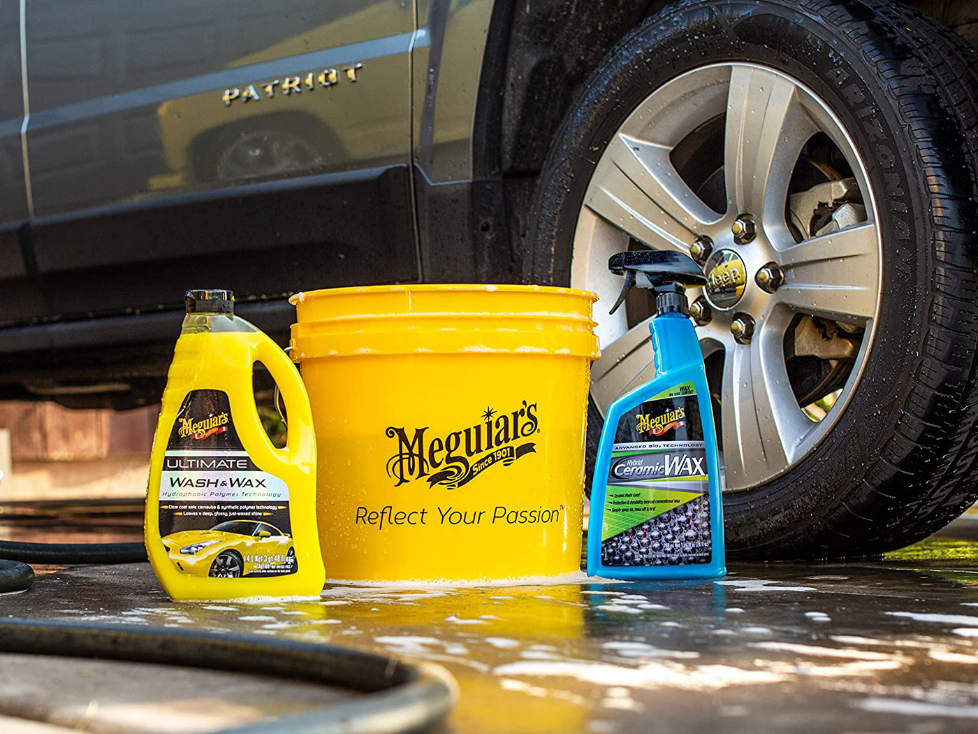 Meguiar's G55163 Premium Wash & Hybrid Ceramic Wax Kit