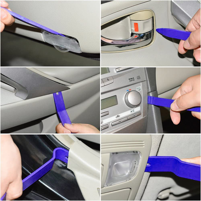 Gliston 7Pcs Auto Trim Removal Tool Kit,Car Door Panel/Radio Removal Dash Pry Clip Tools