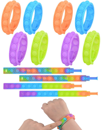 Push Pop Bubble Wristband Fidget Toys