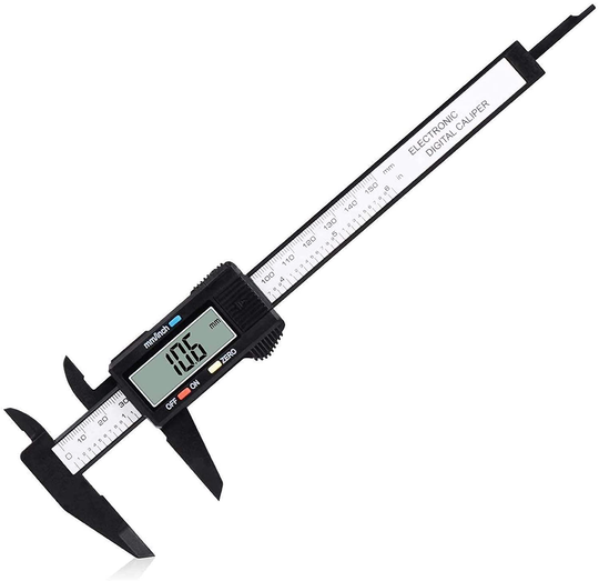 Digital Caliper, Adoric 0-6" Calipers Measuring Tool - Electronic Micrometer Caliper with Large LCD Screen, Auto-Off Feature, Inch and Millimeter Conversion