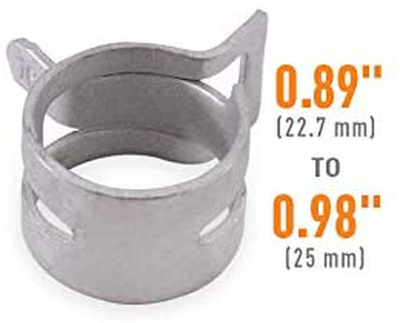 Mishimoto - MMCLAMP-SP-25 Spring Clamp 0.89"-0.98" (22.7mm-25mm)