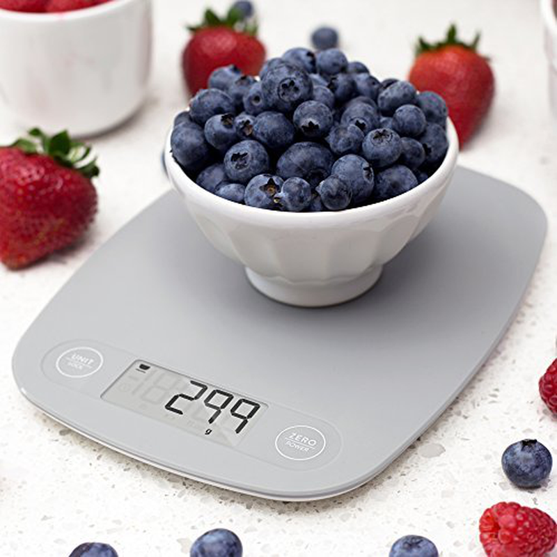 Greater Goods Digital Food Kitchen Scale (Cobalt Blue), Portion Helps Support Global Orphan Project