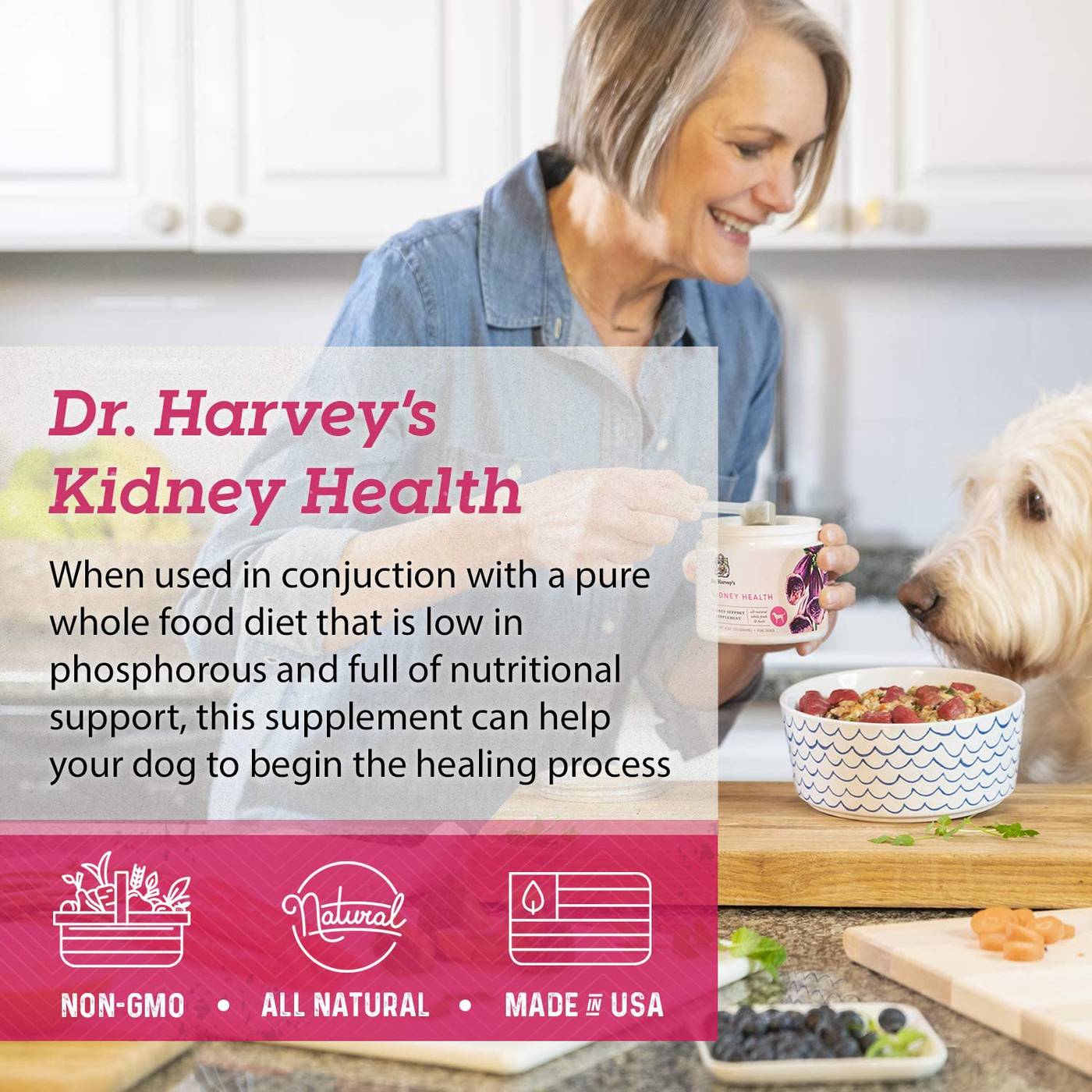 Dr. Harvey's Kidney Health Kidney Support Supplement for Dogs (4 Ounces)