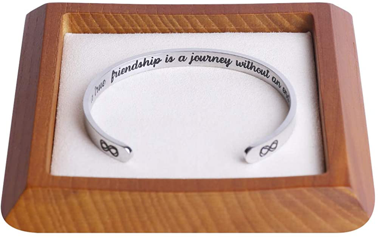 Hidden Message Bracelet - Meaningful Gifts for Women Best Friend , Unique Birthday Gifts, Come with Gift Box