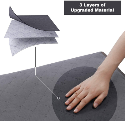 Lifewit Clothes Storage Bag 90L Large Capacity Organizer with Reinforced Handle Thick Fabric for Comforters, Blankets, Bedding, Foldable with Sturdy Zipper, Clear Window, 3 Pack, Black