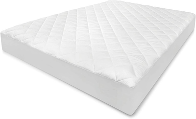 SensorPEDIC Coolmax 300 Thread Count Twin Mattress Pad, White