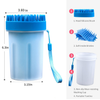 2 in 1 Portable Dog Paw Washer Dog Cleaning Brush Cat Dog Foot Cleaner Cup