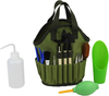 Succulent Kit Organizer Bag Gardening Tool Set | Terrarium Supplies Mini Succulent Garden Tool Kit | Heavy Duty Succulent Bonsai Planter Set Indoor Gardening | Fairy Zen Kit for Soil Fertilizer Seeds