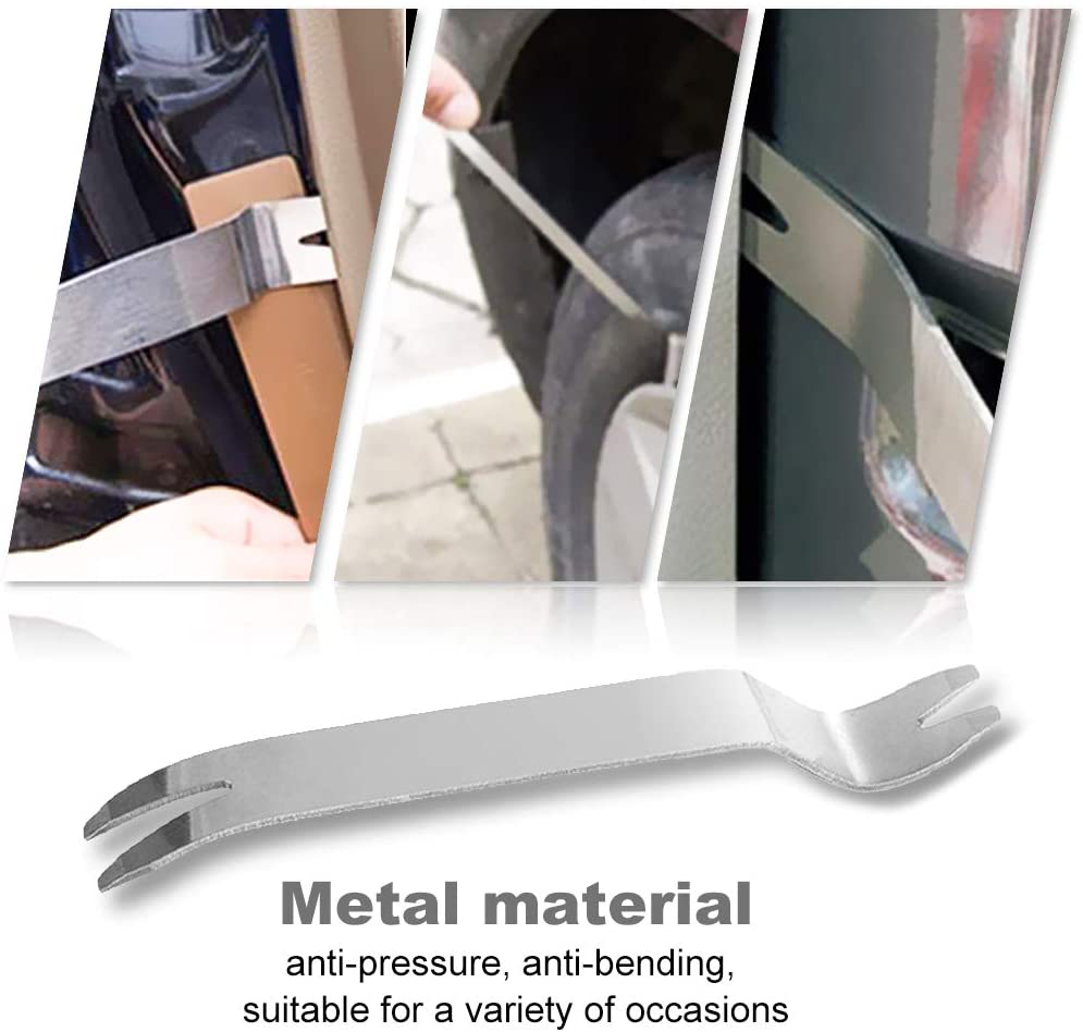 GLK Auto Trim Removal Tool Kit Door Clip Panel Removal Tool Set Car Pry Tool with Fastener Remover for Car Dash Radio Audio Installer Pry Tool 9PCS