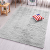 PAGISOFE Ultra Soft Fluffy Shag Area Rugs for Bedroom, Shaggy Silver Rugs Carpets for Kids Room, Girls Room, Baby Room, Nursery Decor, Floor Fuzzy Rugs for Living Room, 4x5.3 Feet, Light Grey Rug