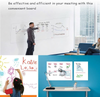 Self-Adhesive Whiteboard Wall Decal Sticker, 17.7" X 78.7" Extra Large Strong & Durable Dry Erase Wall Paper Message Board Peel Stick White Board for Kids Drawing, Office, School, Home Decor (White)