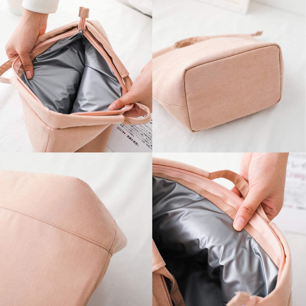 Cute Insulated Thermal Lunch Bento Box Bag Tote for Adult Women Men Girls Boys to Office Work Travel Picnic Hiking Camping