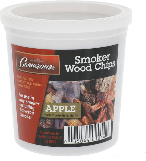 Camerons Smoking Chips- Kiln Dried, 100 Percent Natural Extra Fine Wood Smoker Sawdust Shavings (Apple, 1 Pint) (0.473176 L)