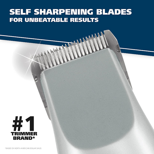 Wahl Battery Operated Beard And Mustache Grooming Kit With Free Nose Hair Trimmer