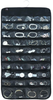 BB Brotrade Hanging Jewelry Organizer,Accessories Organizer,80 Pocket Organizer for Holding Jewelries (Black)