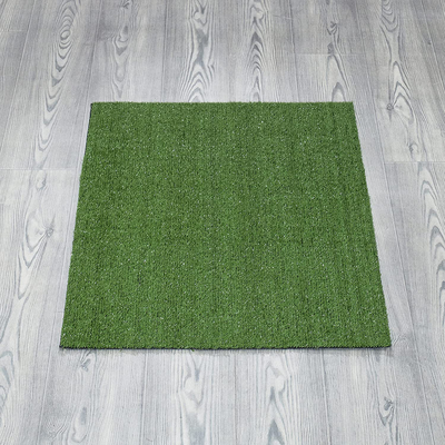 Ottomanson Grey Grass Collection Artificial Turf Area Rug, 2'7" X 8', Grey